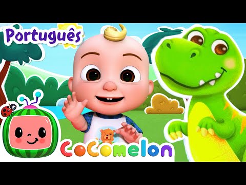 Capa de Dino Dinossauro | Cocomelon Brasil | Músicas Infantis em Português | Desenhos Animados para Crianças