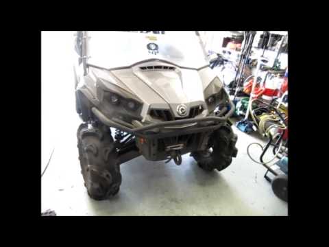 Can Am Commander upgrades QSC clutch. Elka skocks and ITP Monster Mayhem