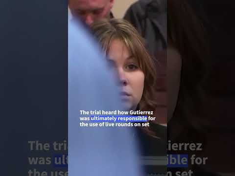 'Rust' armorer found guilty over deadly on-set shooting | AFP #shorts