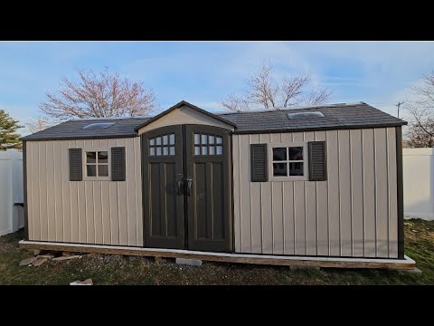 Watch this before you buy the Lifetime 20x8 shed