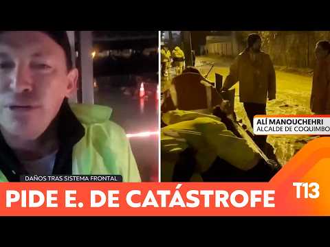 Alcalde de Coquimbo arremete contra el Gobierno por emergencia: "Estamos completamente solos"