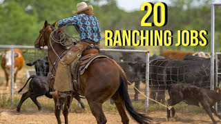 20 Jobs On A Ranch