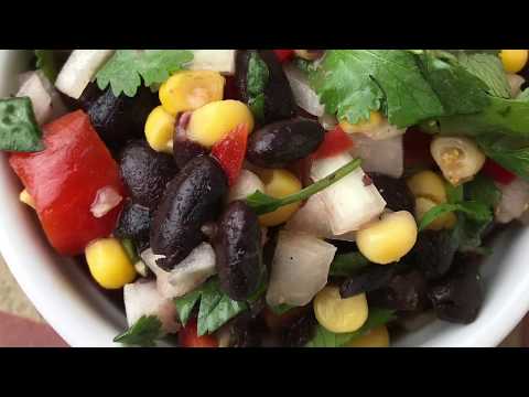 Black Bean Salsa Recipe - How to Make Fresh, Homemade, Delicious Black Bean Salsa