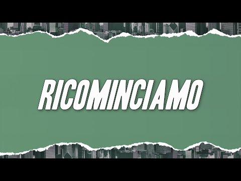 Adriano Pappalardo - Ricominciamo (Testo)