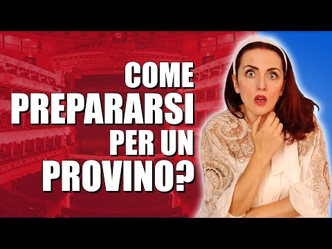 COME PREPARARSI PER UN PROVINO| Lezione di recitazione #155