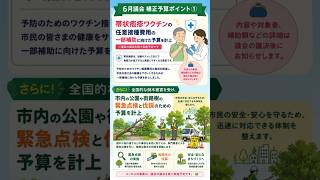【1分解説】松戸市議会6月定例会スタート!市民の生活に直結する「3つの重要予算」とは?