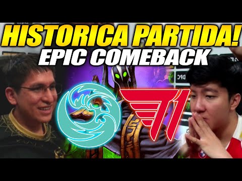 HISTORICO COMEBACK!! BEASTCOAST vs T1 [GAME 1] ESL One Stockholm 2022 DOTA 2