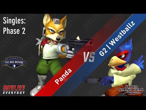 The Big House 8 - Panda (Fox) vs. G2 | Westballz (Falco) - SSBM - Singles Phase 2