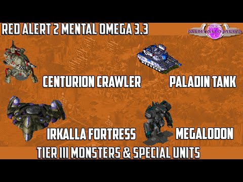 MENTAL OMEGA 3.3 Red Alert 2 - Tier 3 Monsters & Special Units