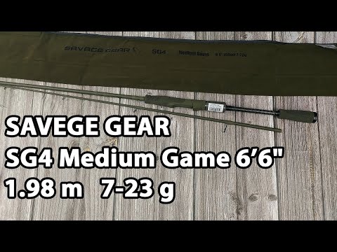 Спінінг Savage Gear SG4 Medium Game 6’6"/1.98m 7-23g
