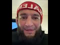 Khamzat Chimaev is coming back soon ? (via @khamzat_chimaev) #shorts