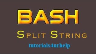 how to split string in bash