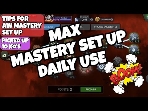 MY MASTERY SET UP - TIPS FOR AW MASTERY SET UP