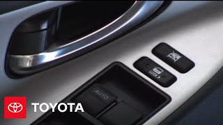 2007 - 2009 Camry How-To: Door Locks - Using the Power Door Lock Switch | Toyota