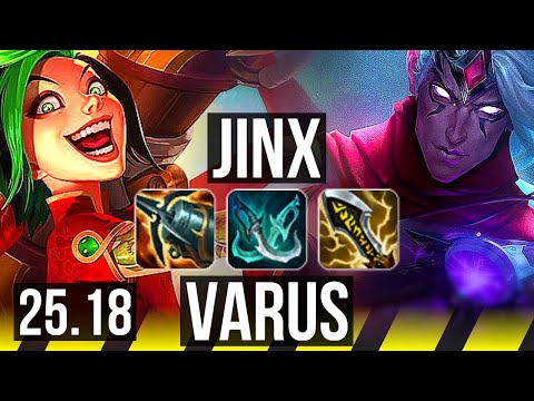 JINX & Lulu vs VARUS & Rakan (ADC) | 9k comeback, 45k DMG | EUW Master | 25.18