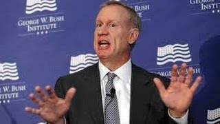 Illinois Gov. Bruce Rauner - destroying his State with Walker/Snyder trickle-down policies