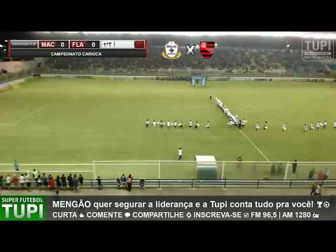 Macaé 1 x 0 Flamengo - 5ª Rodada - Taça Rio - 10/03/2018 - AO VIVO