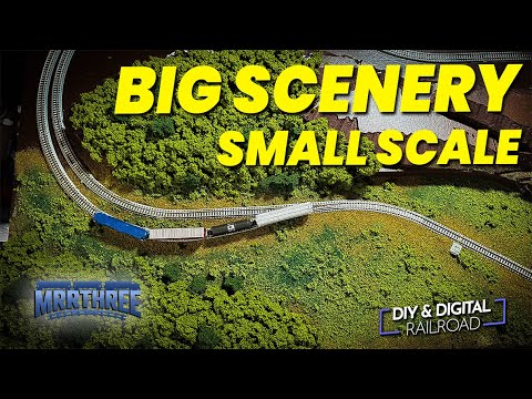 Z Scale Layout Build Part 2: Simple and Effective Scenery!