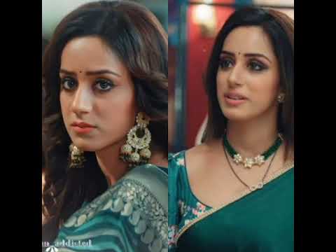 Sargun kaur Luthra aka Preesha in same colour suit and saree||#yhc