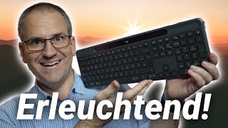 NIE WIEDER AUFLADEN! Logitech Solar Tastatur im Test