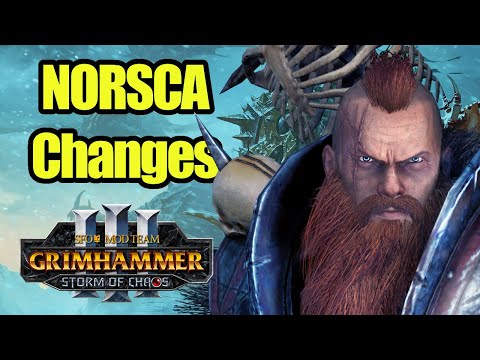 SFO NORSCA Changes - Storm of Chaos - Total War Warhammer 3 - SFO Grimhammer 3 - Mod Review