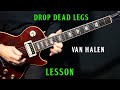 how to play "Drop Dead Legs" on guitar by Van Halen | rhythm guitar lesson