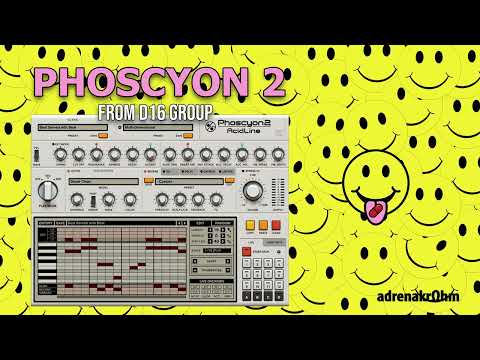 Checking the new TB303 Phoscyon 2 acid monster from D16 Group