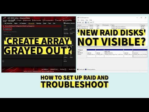 How to Set Up RAID on ROG STRIX B650E-F BIOS and Install AMD RAID Drivers