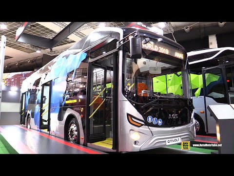2020 Isuzu CitiVolt 12m Electric Bus Walkaround - Exterior Interior Tour