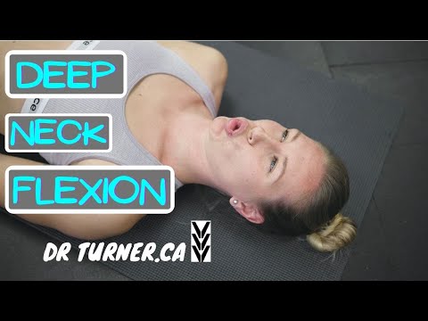 Deep Neck Flexion or "Duck Face Chin Tucks"