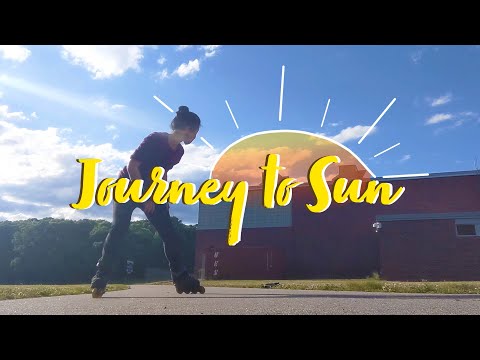 Freestyle Slalom Inline Skate Progress & Practice | Journey to Sun