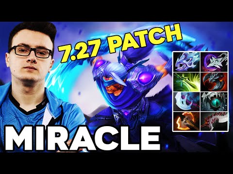 Miracle FIRST TIME New 7.27 Patch - Signature Anti-Mage BEYOND Godlike Dota 2
