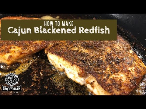 Cajun Blackened Redfish - Easy Blackened Redfish Recipe