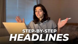 How I Write 5-Figure Headlines (Copywriting Masterclass)