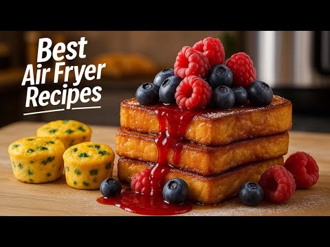 4 Easy Air Fryer Breakfast Recipes 🍳 Healthy High Protein Ideas for Weight Loss