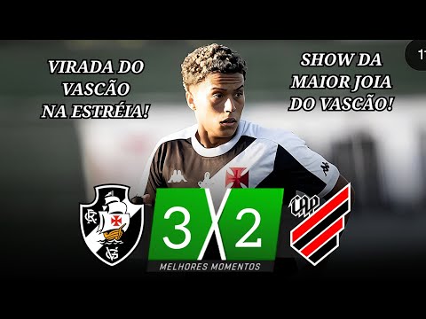 Vasco 3 x 2 Athletico-PR | Goals and Highlights | Brazilian U20 Championship 2026