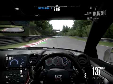 Nissa GTR Standard Need For Speed SHIFT Lap Time 7:15:830 Lap Rank 9/10.avi