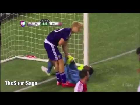 Donovan Ricketts And Break Shea Combine For Amazing Double Save
