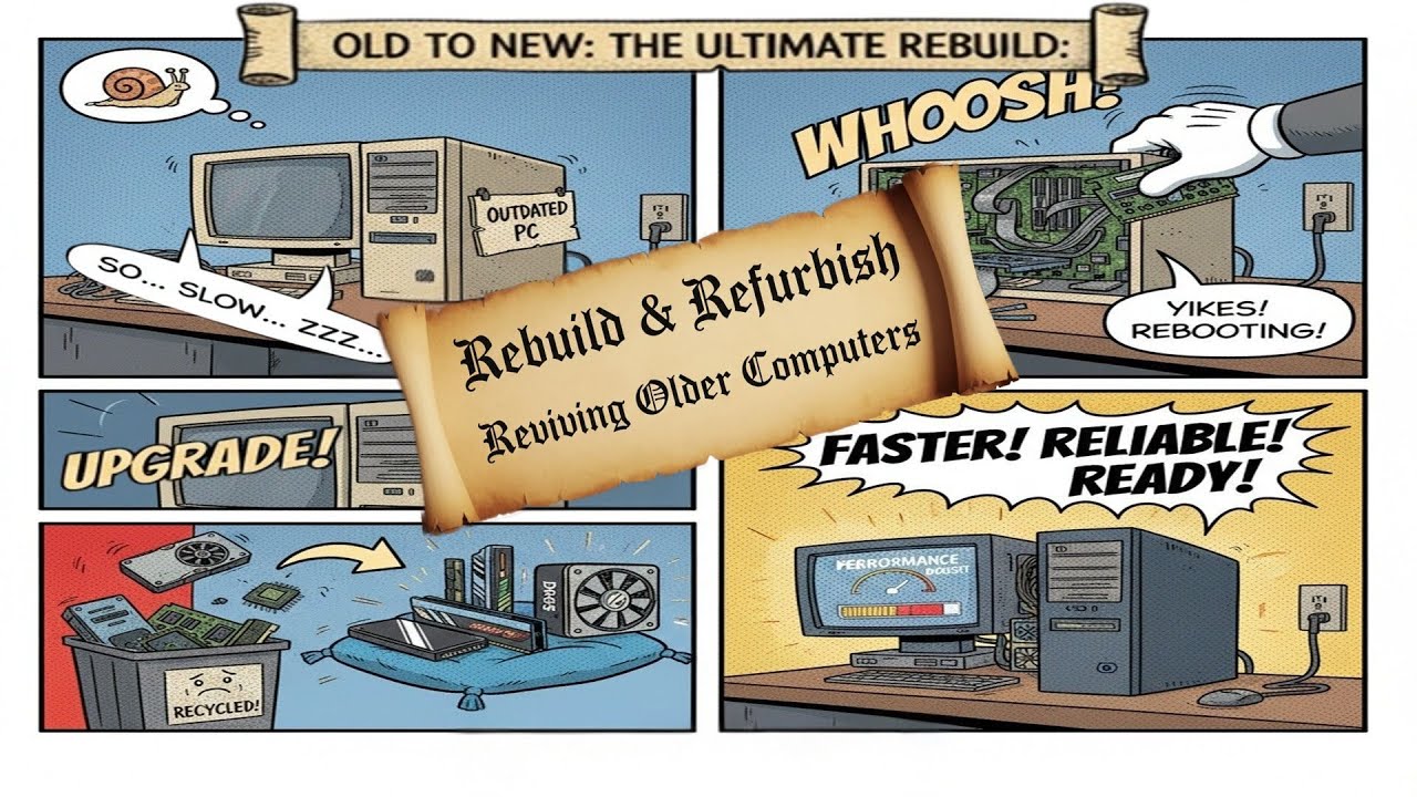 Rebuild & Refurbish: Transforming Older PC Hardware into High-Performance Business PCs (No RGB!)