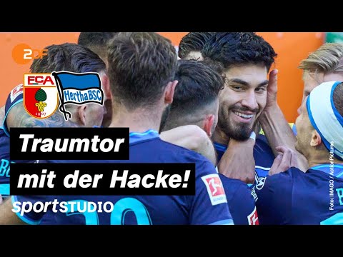 FC Augsburg – Hertha BSC Highlights | Bundesliga, 30. Spieltag 2021/22 | sportstudio