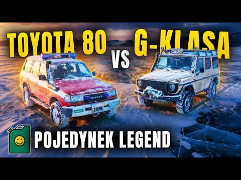 GKlasa W460 VS Land Cruiser 80 - Pojedynek Terenowych Legend
