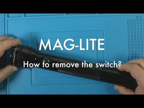 How to remove the switch from a MAG-LITE