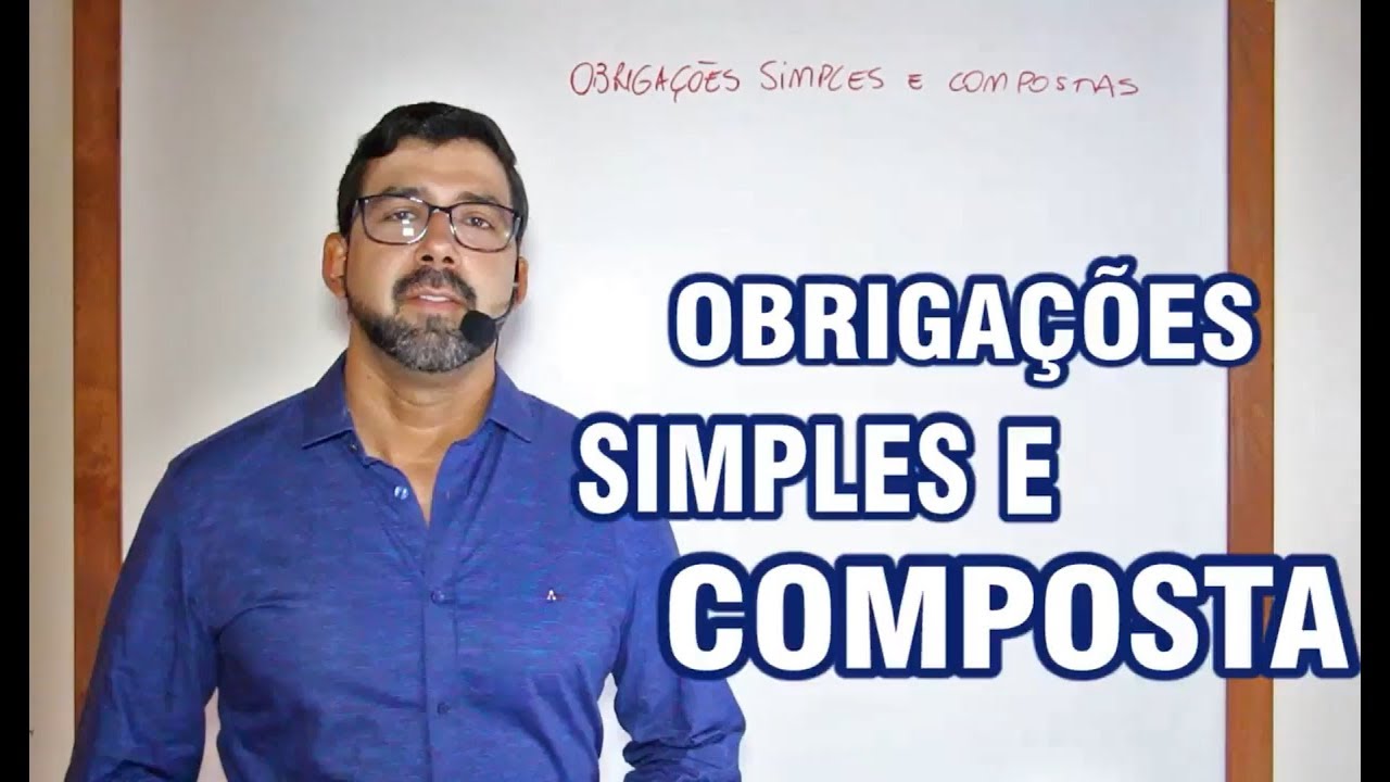 Direito das Obrigações - Obrigação Simples, Composta e Cumulativa