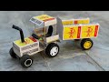 How To Make Matchbox Tractor Trolley At Home Diy Matchbox Making Mini Garage For Tractor Trolley