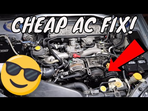 How To FIX Your Subaru AC For CHEAP! 3$ O-Ring FIX! Quick and Easy Tutorial!