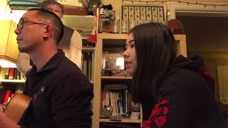 Hannah sings and Dad plays "Everytime" (Sarah Harmer cover)