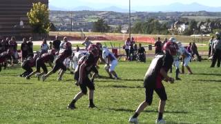 preview picture of video 'DB Deflects Pass Bruins vs Warriors AYL Football'