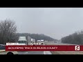 Semi jackknifes on I-40 in Wilson County, closes westbound lanes