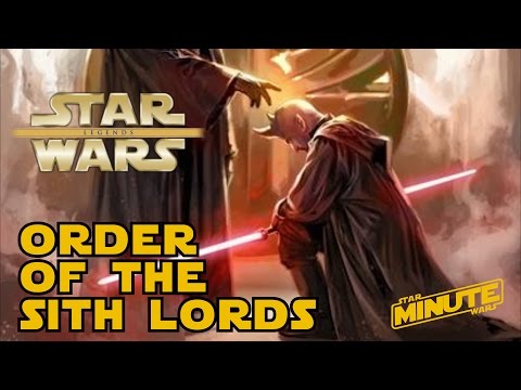 The Sith Lineage of Darth Bane and the Rule of Two (Legends) - Star Wars Explained