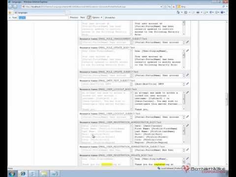 Changing Portal Registration Emails